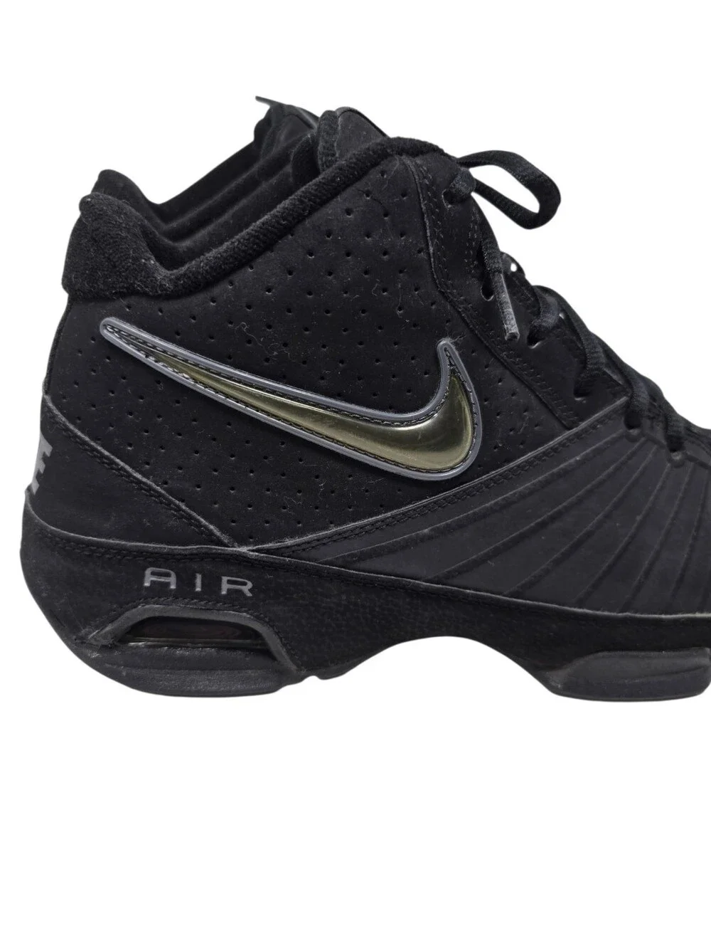Nike Air Visi Pro 2 Mid Top Basketball Sneaker Black Men's Size 9